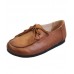 Soft Flat Shoes Brown Cowhide Leather Loafers For Women Soft Flat Shoes Brown Cowhide Leather Loafers For Women