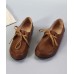 Soft Flat Shoes Brown Cowhide Leather Loafers For Women Soft Flat Shoes Brown Cowhide Leather Loafers For Women