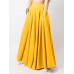 Women Solid Color A Line Elastic Waist Casual Swing Skirts With Pocket Women Solid Color A Line Elastic Waist Casual Swing Skirts With Pocket